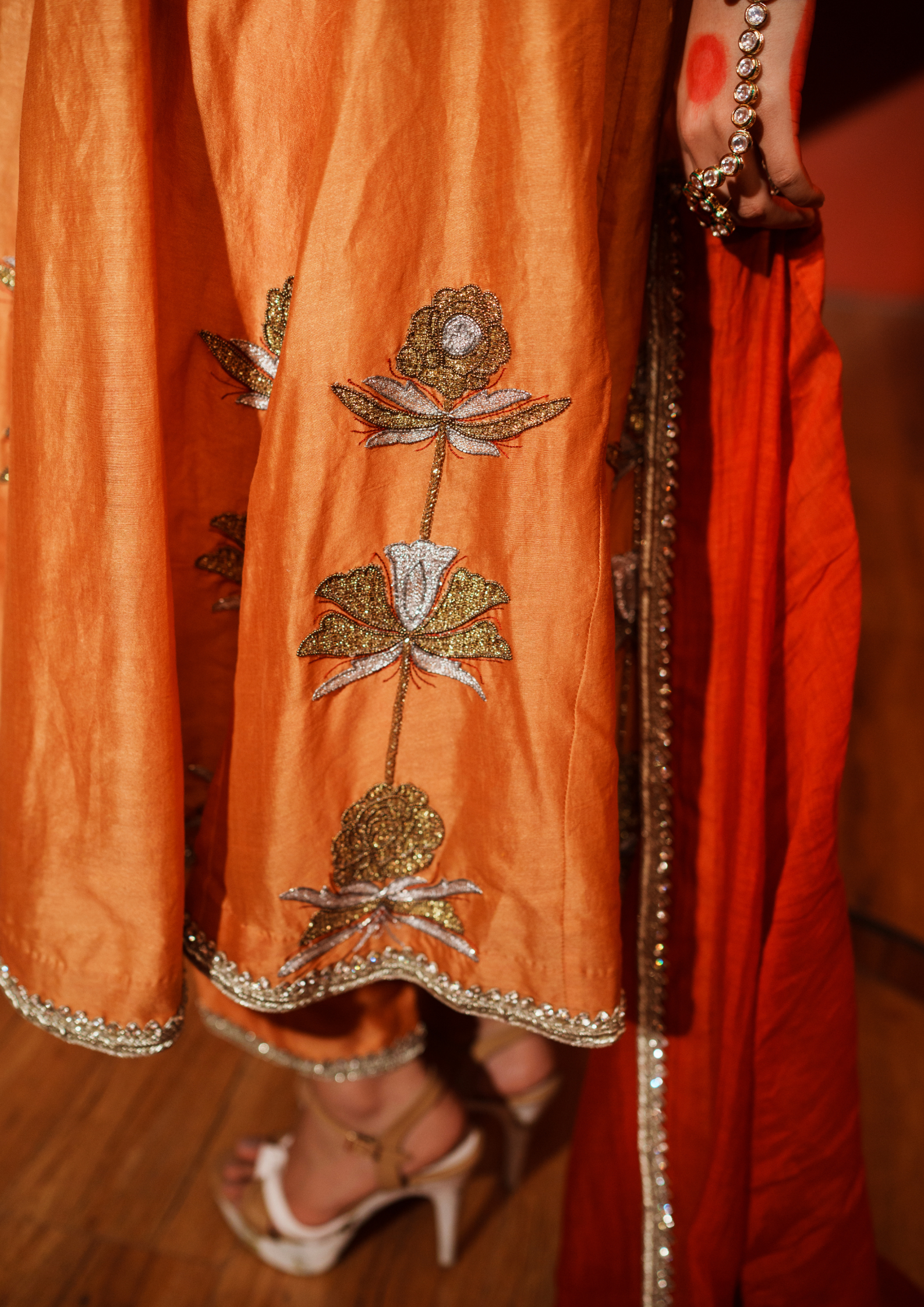 RANIKA CHANDERI SILK SUIT SET